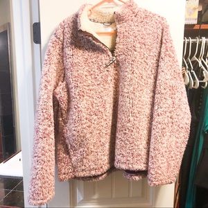 Purple Sherpa Pullover